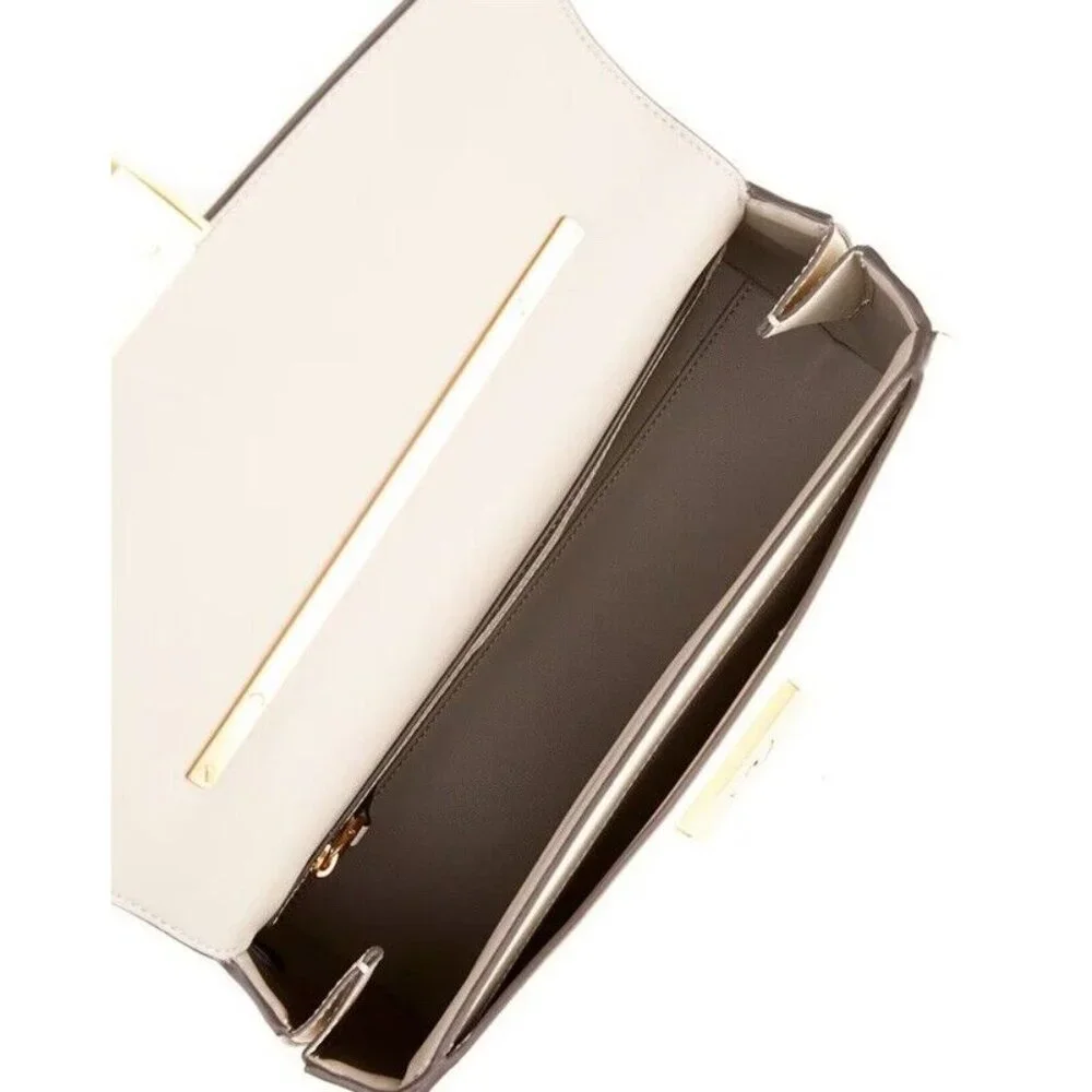 kate spade New York Katy Textured Leather Bamboo Medium Top Handle Satch… - Picture 7 of 11